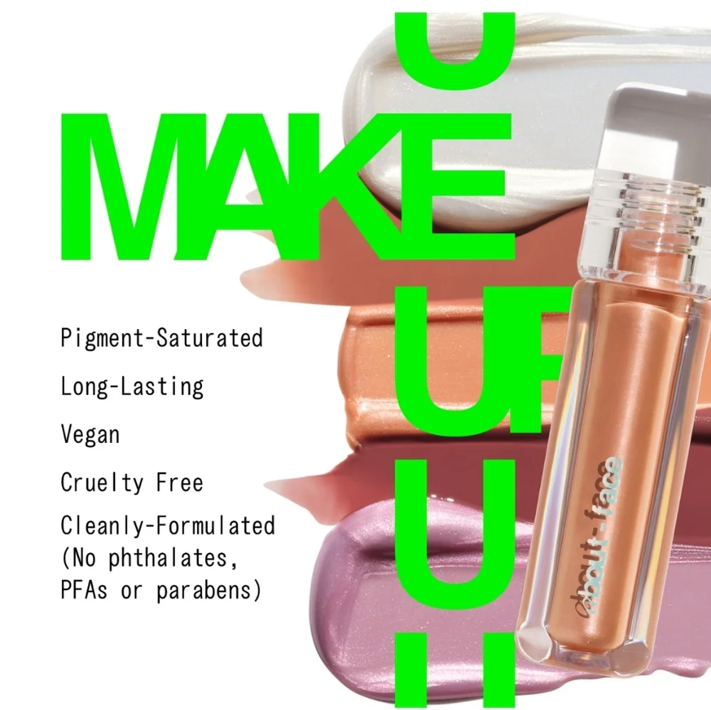 About FACE Such Great Heights Lip Gloss - Shimmering Peach Pearl
